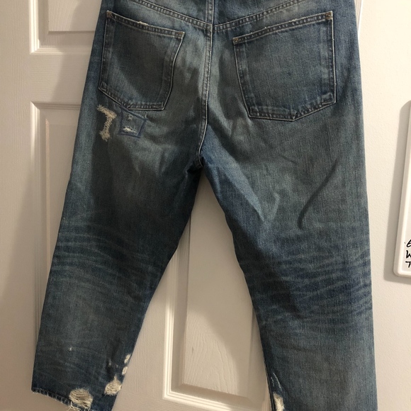 Madewell Rivet & Thread High Rise Slim Boyjeans - Picture 4 of 7